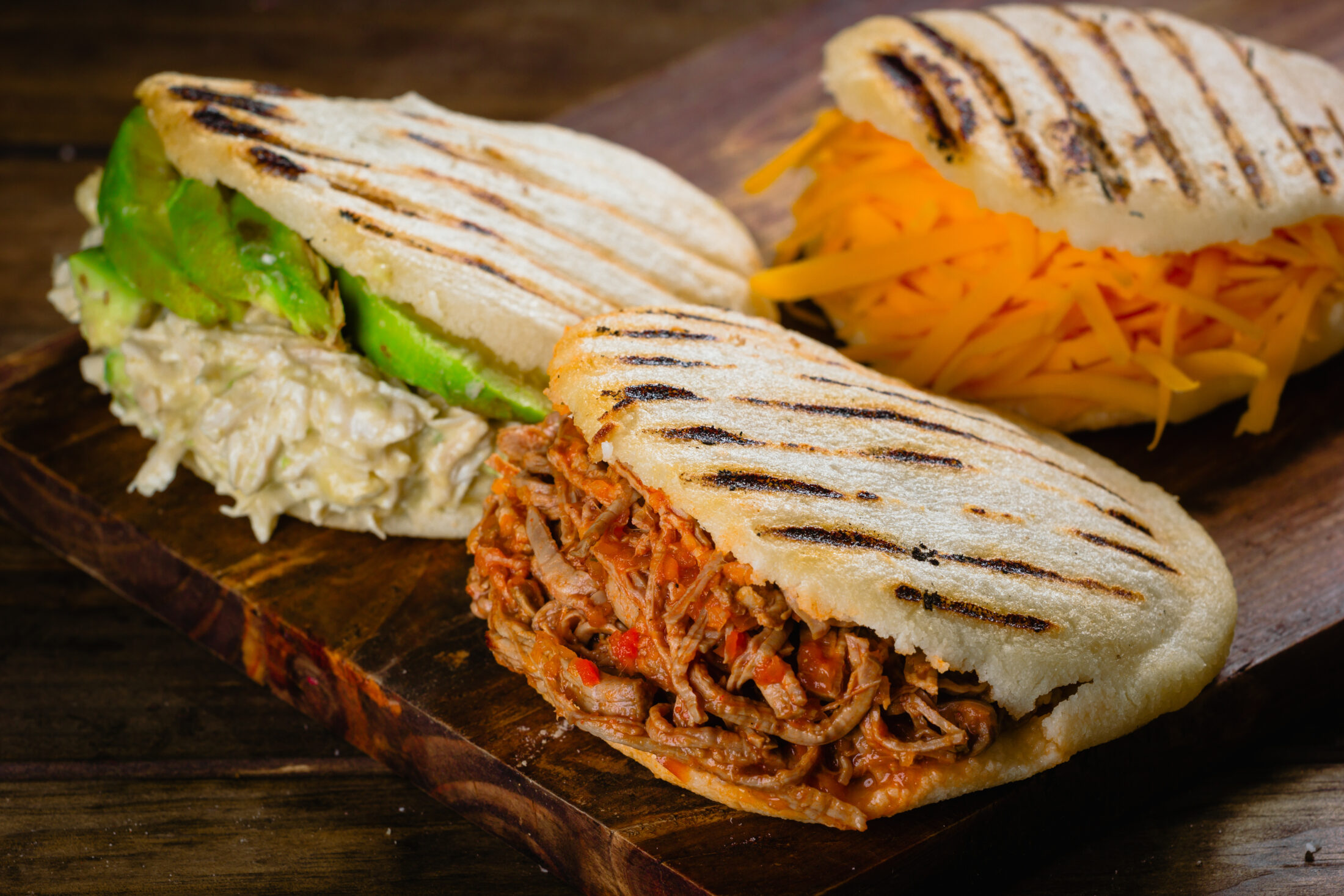 Venezolanische Arepas im Prygoshin München